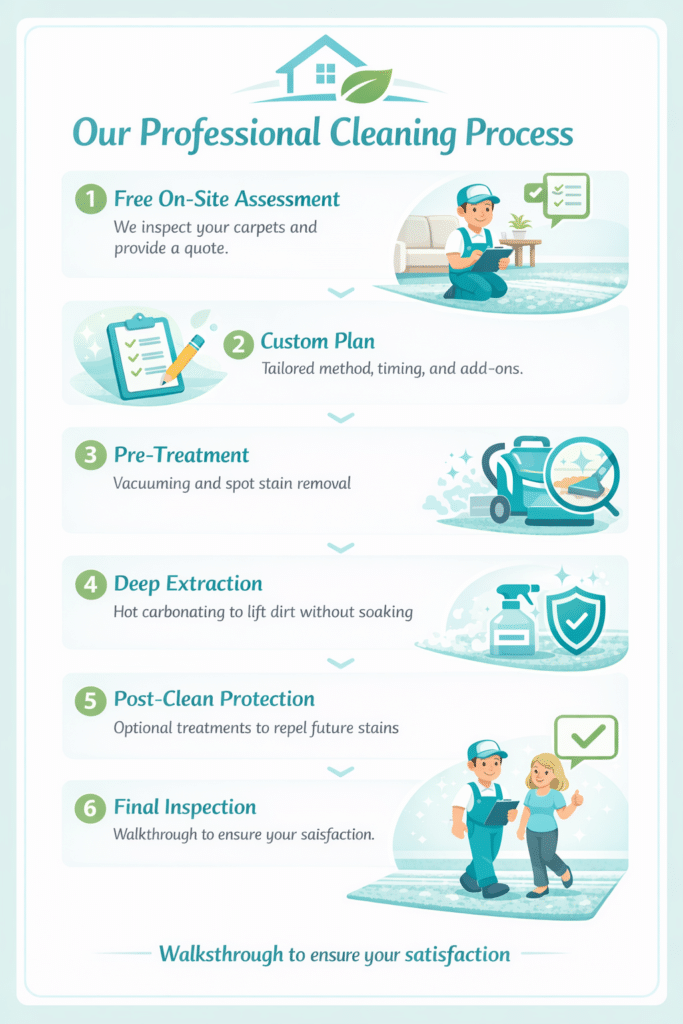 Our Carpet Cleaning Process in Auckland