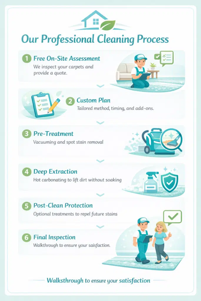 Our Carpet Cleaning Process in Auckland