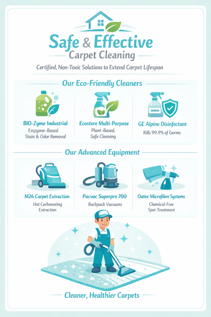 Eco Friendly Products we used for Carpet Cleaning Auckland